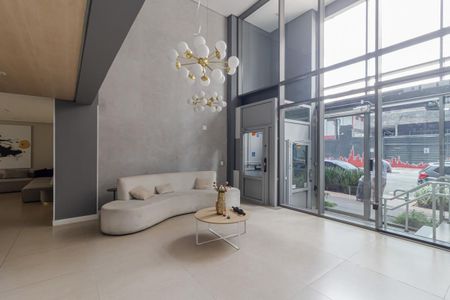 Studio para alugar com 25m², 1 quarto e sem vaga Studio para alugar com 25m², 1 quarto e sem vagaHall Social