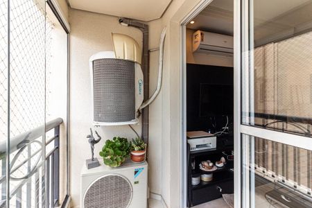 Varanda da Sala de apartamento à venda com 1 quarto, 42m² em Vila Buarque, São Paulo