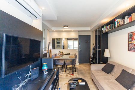 Sala de apartamento à venda com 1 quarto, 42m² em Vila Buarque, São Paulo