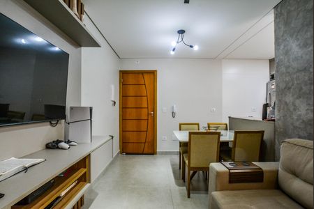 Sala de apartamento à venda com 2 quartos, 60m² em Vila Camilópolis, Santo André