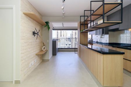 Sala de apartamento para alugar com 2 quartos, 57m² em Brooklin, São Paulo