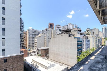 Vista de kitnet/studio para alugar com 1 quarto, 38m² em Vila Buarque, São Paulo