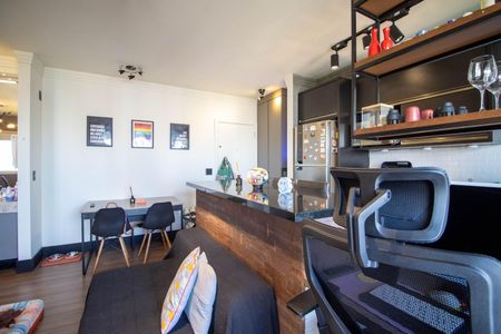 Sala de apartamento para alugar com 1 quarto, 38m² em Vila Andrade, São Paulo