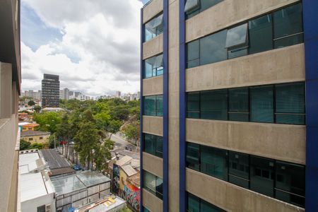 Vista da Varanda de apartamento à venda com 1 quarto, 57m² em Vila Madalena, São Paulo