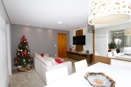 Sala de apartamento para alugar com 3 quartos, 95m² em Salgado Filho, Belo Horizonte