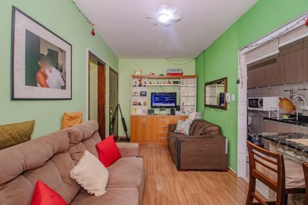 Sala de apartamento à venda com 1 quarto, 43m² em Jardim Floresta, Porto Alegre