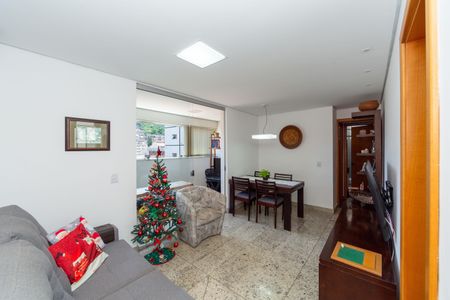 SALA de apartamento à venda com 3 quartos, 72m² em Serra, Belo Horizonte