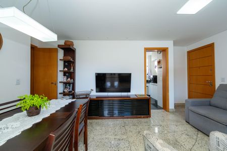SALA de apartamento à venda com 3 quartos, 72m² em Serra, Belo Horizonte