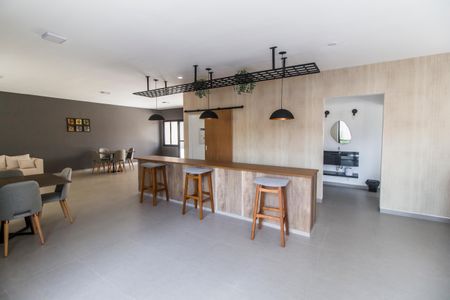 Apartamento para alugar com 55m², 2 quartos e 1 vagaÁrea comum - Salão de festas