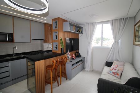 Sala / Cozinha de kitnet/studio à venda com 2 quartos, 38m² em Vila Celeste, São Paulo