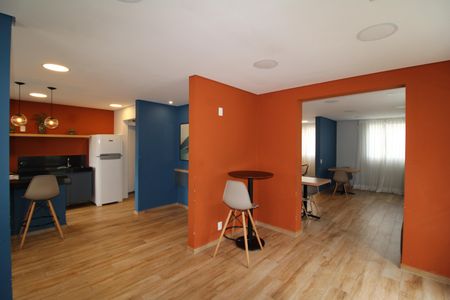 Studio à venda com 38m², 2 quartos e sem vagaÁrea Comum - Salão de Festas