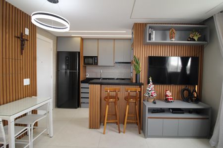 Studio à venda com 38m², 2 quartos e sem vagaSala / Cozinha