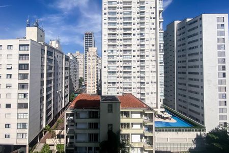 Varanda - Vista de apartamento para alugar com 1 quarto, 36m² em Bela Vista, São Paulo
