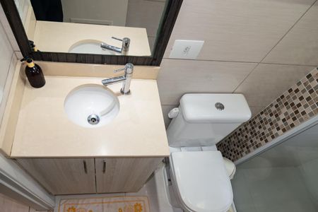 Banheiro de apartamento para alugar com 1 quarto, 36m² em Bela Vista, São Paulo