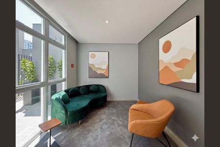 Apartamento para alugar com 27m², 1 quarto e sem vaga Apartamento para alugar com 27m², 1 quarto e sem vagaHall Social Bloco