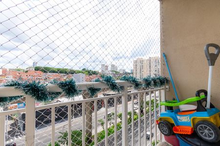 Varanda da Sala de apartamento à venda com 2 quartos, 34m² em Vila Graciosa, São Paulo