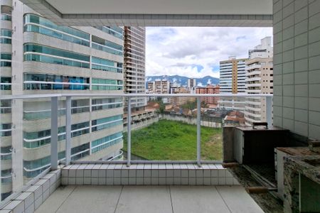 Sacada  de apartamento para alugar com 1 quarto, 45m² em Vila Caiçara, Praia Grande