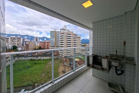 Sacada de apartamento para alugar com 1 quarto, 45m² em Vila Caiçara, Praia Grande