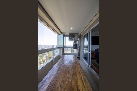 Sacada gourmet de apartamento à venda com 3 quartos, 139m² em Vila Andrade, São Paulo