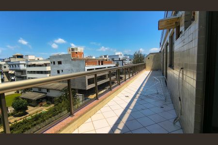 Varanda de apartamento para alugar com 3 quartos, 214m² em Recreio dos Bandeirantes, Rio de Janeiro