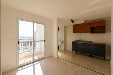 Sala de apartamento para alugar com 2 quartos, 54m² em Vila Maria Leonor, Diadema