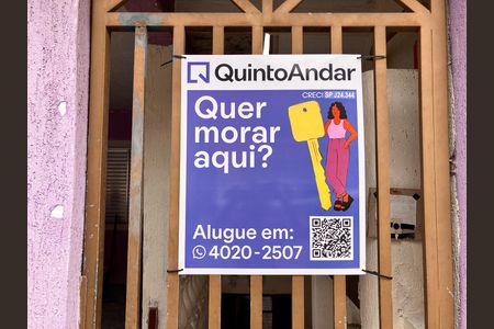 Casa para alugar com 40m², 1 quarto e sem vagaPlaca instalada