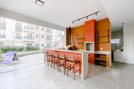 Apartamento para alugar com 43m², 2 quartos e sem vagaÁrea comum - Churrasqueira