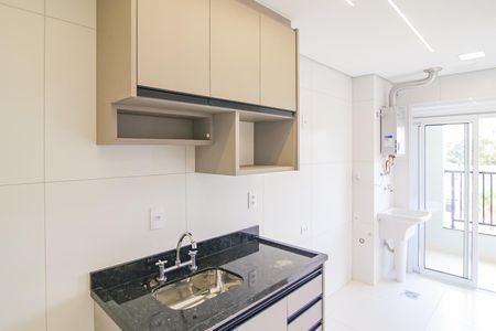Cozinha de apartamento para alugar com 3 quartos, 75m² em Jardim Santa Cruz, Indaiatuba