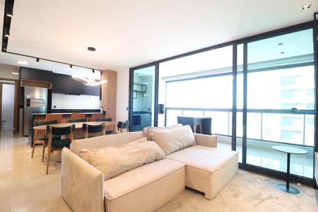 Sala de apartamento para alugar com 3 quartos, 151m² em Jardim Karaíba, Uberlândia