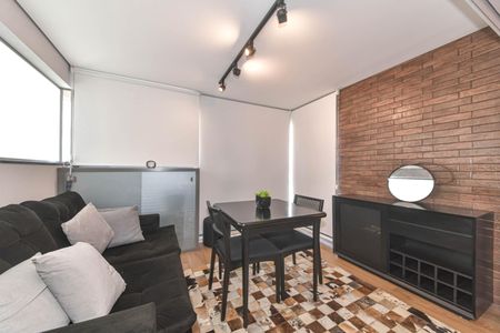 Sala de apartamento para alugar com 1 quarto, 39m² em Vila Cordeiro, São Paulo