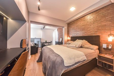 Quarto de apartamento para alugar com 1 quarto, 39m² em Vila Cordeiro, São Paulo