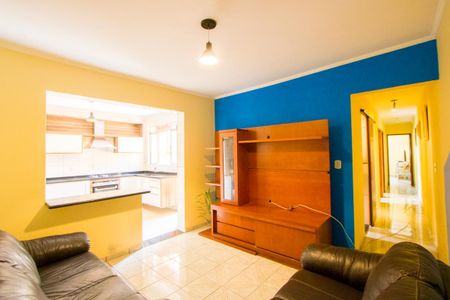 Sala de casa à venda com 3 quartos, 127m² em Vila Valparaíso, Santo André