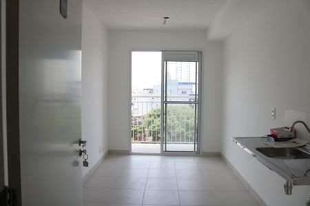Sala e Cozinha Integrada de apartamento para alugar com 1 quarto, 29m² em Bom Retiro, São Paulo