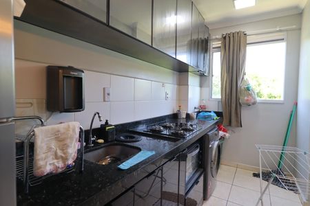 Cozinha de apartamento para alugar com 2 quartos, 42m² em Recreio das Acacias, Ribeirão Preto