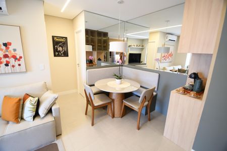 Sala de apartamento para alugar com 1 quarto, 43m² em Bosque, Campinas