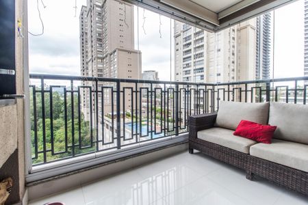 Varanda gourmet de apartamento à venda com 2 quartos, 96m² em Alphaville Conde Ii, Barueri