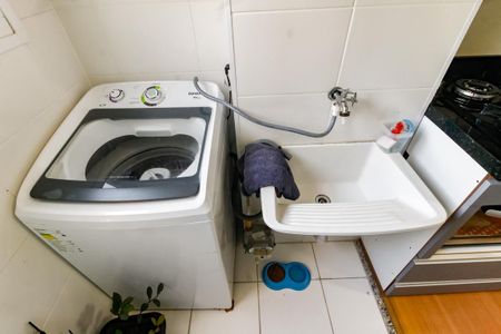 Apartamento para alugar com 46m², 2 quartos e 1 vaga Apartamento para alugar com 46m², 2 quartos e 1 vagaDetalhe da area de serviço