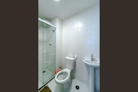 Banheiro da Suíte de apartamento para alugar com 1 quarto, 27m² em Brás, São Paulo