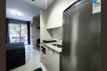 Studio para alugar com 27m², 1 quarto e sem vaga Studio para alugar com 27m², 1 quarto e sem vagaCozinha