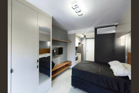 Studio para alugar com 27m², 1 quarto e sem vaga Studio para alugar com 27m², 1 quarto e sem vagaQuarto