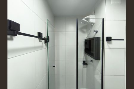 Banheiro de kitnet/studio para alugar com 1 quarto, 27m² em Ipiranga, São Paulo