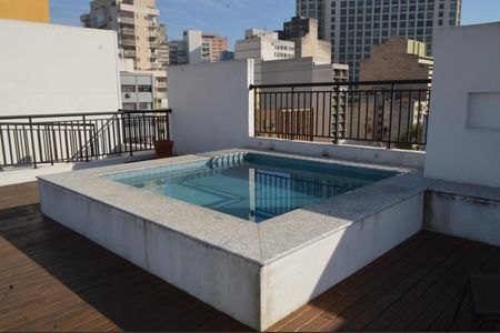 Studio para alugar com 24m², 1 quarto e sem vagaPiscina