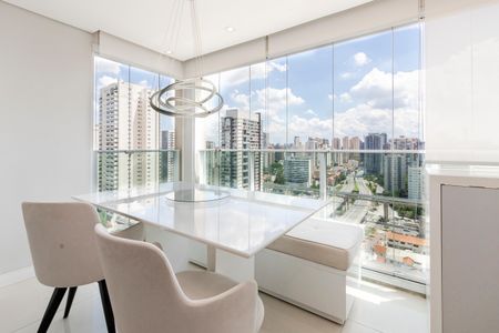 Varanda de apartamento à venda com 1 quarto, 43m² em Cidade Monções, São Paulo