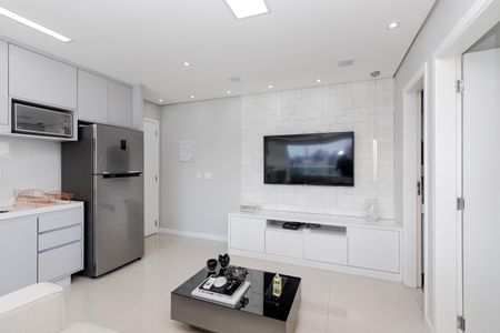 Sala de apartamento à venda com 1 quarto, 43m² em Cidade Monções, São Paulo