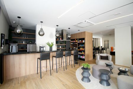 Área Comum - Coliving de kitnet/studio à venda com 1 quarto, 23m² em Pinheiros, São Paulo