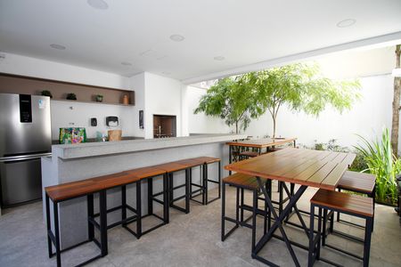 Área Comum - Churrasqueira de kitnet/studio à venda com 1 quarto, 23m² em Pinheiros, São Paulo