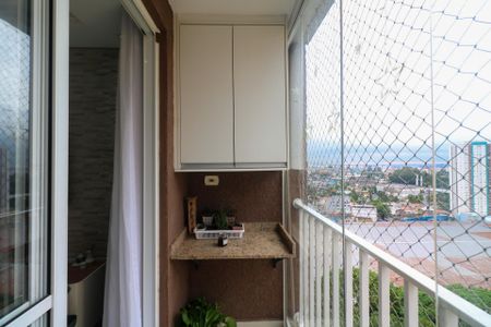 Varanda de apartamento à venda com 3 quartos, 65m² em Jardim Melo, Diadema