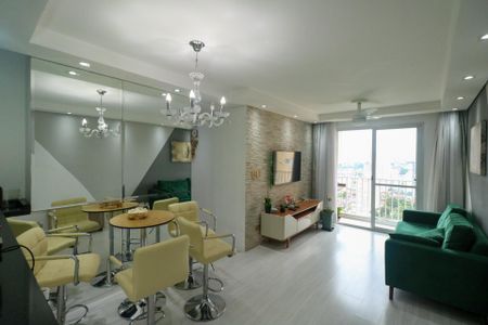 Sala de apartamento à venda com 3 quartos, 65m² em Jardim Melo, Diadema