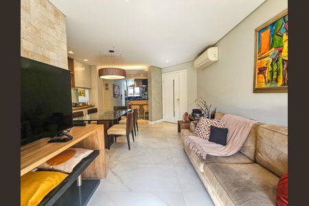 Sala de apartamento à venda com 3 quartos, 110m² em Jardim das Acacias, São Paulo