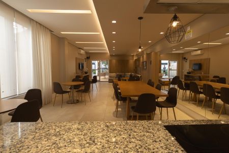 Apartamento para alugar com 52m², 2 quartos e 1 vagaÁrea comum - Salão de festas